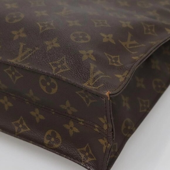 LOUIS VUITTON Monogram Sac Plat Hand Bag M51140 LV Auth 137345 - Picture 4 of 16
